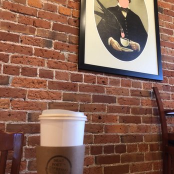 Dead Poet's Espresso - Safety first. Stop the spread of Covid 19. Wear you mask just like Edgar Allan Poe and his crow. - Cafes Near Me - Moline, Illinois