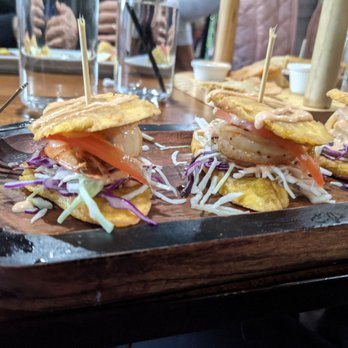 Tamarindo Latin Cuisine - Plantain sliders - Latin American Near Me - Simpsonville, South Carolina Tamarindo Latin Cuisine - Plantain sliders - Latin American Near Me - Simpsonville, South Carolina