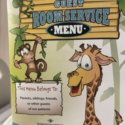 Primary Children's Hospital - Dessert menu