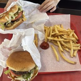 Cheeseburgers and French Fries
