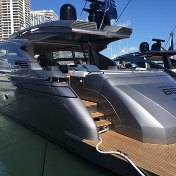 Miami Yacht Show - Pershing 70footer can do 50 knots - Venues & Event Spaces Near Me - Miami Beach, Florida Miami Yacht Show - Pershing 70footer can do 50 knots - Venues & Event Spaces Near Me - Miami Beach, Florida