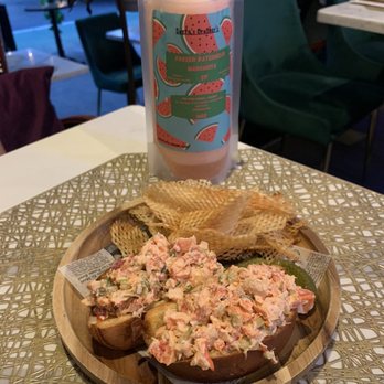 Sveta - Lobster Roll + watermelon crusher - Modern European Near Me - New York, New York Sveta - Lobster Roll + watermelon crusher - Modern European Near Me - New York, New York