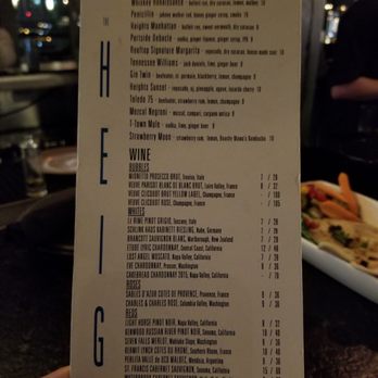 The Heights - Drink menu 1 - Bars Near Me - Toledo, Ohio