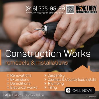 Invictory Construction - a man fixing a car key - Flooring Near Me - Citrus Heights, California