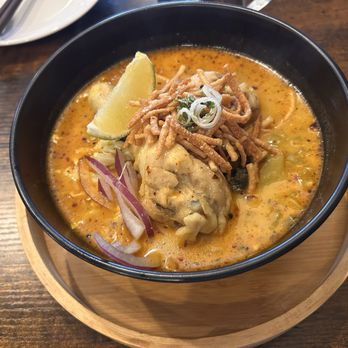 9 Thai Restaurant - Khao Soi Noodle Soup Bowl - Thai Near Me - Denver, Colorado