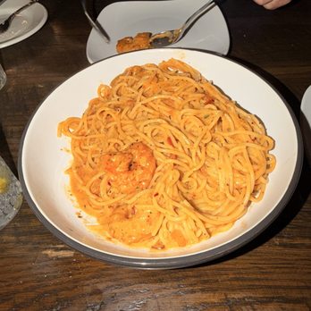 Villa Harlequin - Gamberreti = Shrimp Pasta - Italian Near Me - Lake Charles, Louisiana Villa Harlequin - Gamberreti = Shrimp Pasta - Italian Near Me - Lake Charles, Louisiana