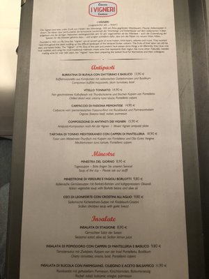 Menu photo 8 Osteria I Vigneri Hamburg, HH Menu photo 8 Osteria I Vigneri Hamburg, HH