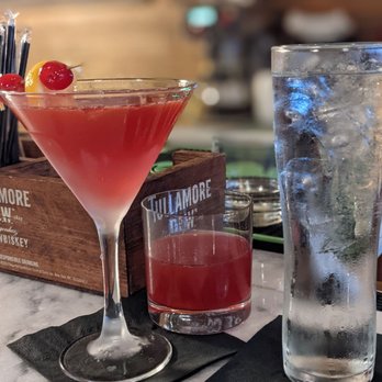 Field's Steak and Oyster Bar - An R and R. Raspberry and Rose Mary martini - Steakhouses Near Me - Bay St. Louis, Mississippi Field's Steak and Oyster Bar - An R and R. Raspberry and Rose Mary martini - Steakhouses Near Me - Bay St. Louis, Mississippi