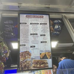 Gourmet on the Go - Menu