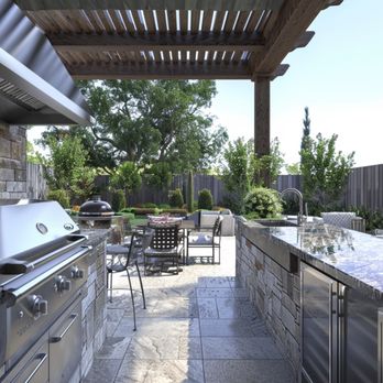 Countertops and More - Fully-equipped outdoor kitchen designed for Southwest Florida's climate--perfect for entertaining. - Countertop Installation Near Me - Naples, Florida Countertops and More - Fully-equipped outdoor kitchen designed for Southwest Florida's climate--perfect for entertaining. - Countertop Installation Near Me - Naples, Florida