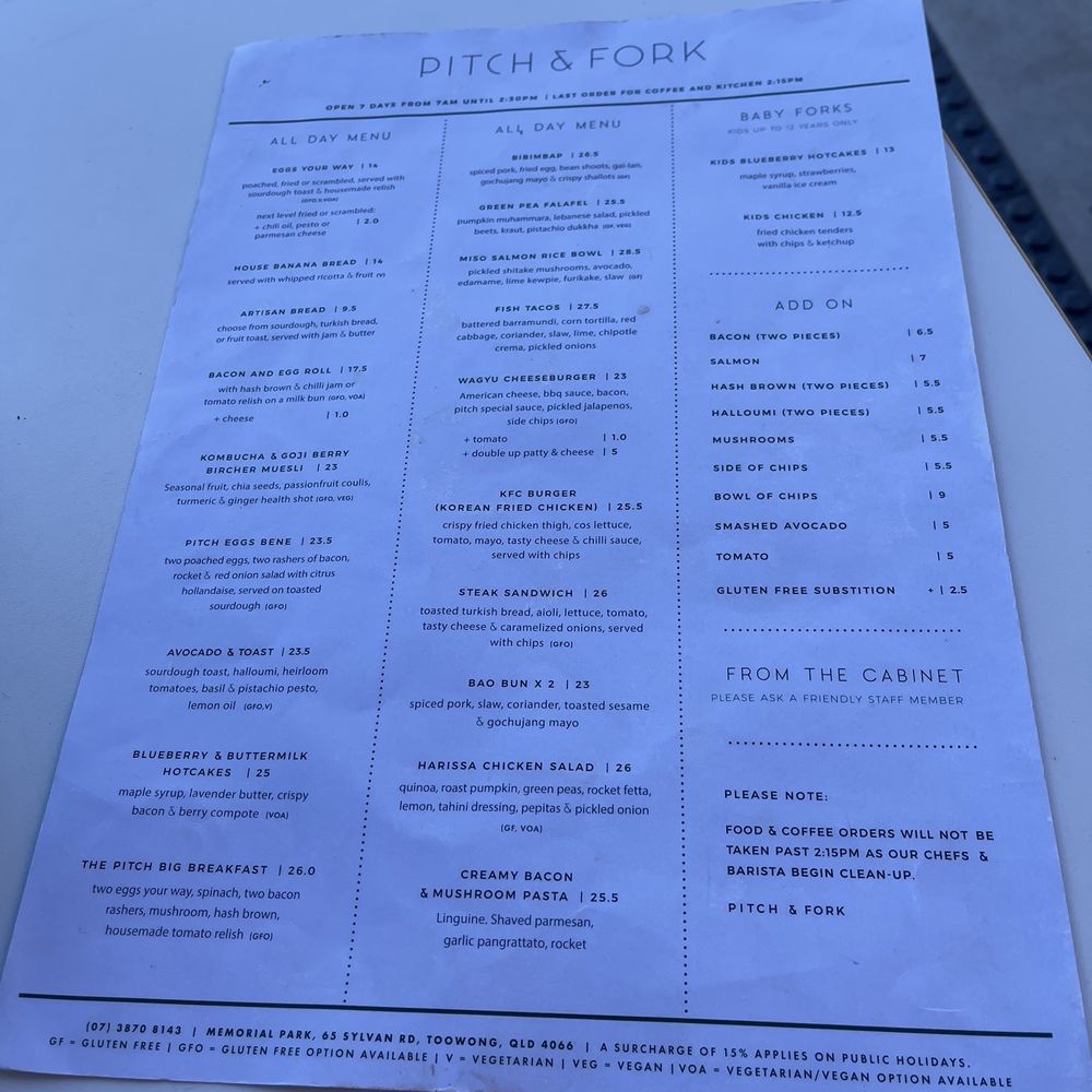 Pitch & Fork - Cafes Near Me - Toowong, QLD