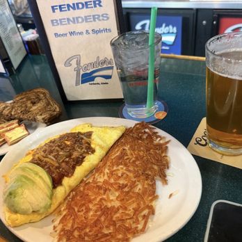 Fenders - Chili omelette special - Sports Bars Near Me - Fairbanks, Alaska