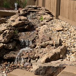 Elevate Landscape & Spas - Pondless Waterfall - Backyard Water Feature