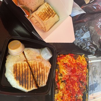 Fatima's Grill - Crunch Wrap Hot Beef Cheetos Fries California Burrito - Mediterranean Near Me - Downey, California