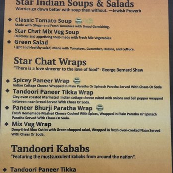 Star Chaat Cuisine - Menu 6 - Indian Near Me - Dublin, California Star Chaat Cuisine - Menu 6 - Indian Near Me - Dublin, California