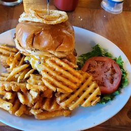 A1 Burger and fries.
