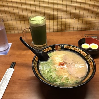ICHIRAN - Brooklyn - Ramen meal in partition booth for solo dining with shade pulled down - Ramen Near Me - Brooklyn, New York