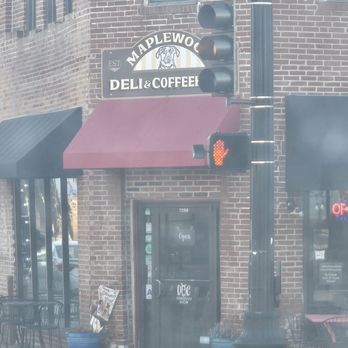 Maplewood Deli And Coffeehouse - Outside view of the main entrance, not sure why there are two different names on the building. - Breakfast & Brunch Near Me - Maplewood, Missouri