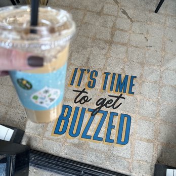 Better Buzz Coffee Miramar - Snickerdoodle Latte in a festive cup - Coffee & Tea Near Me - San Diego, California
