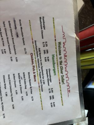 Menu photo 1 Silver Dollar Bar & Grill Sidney, NE