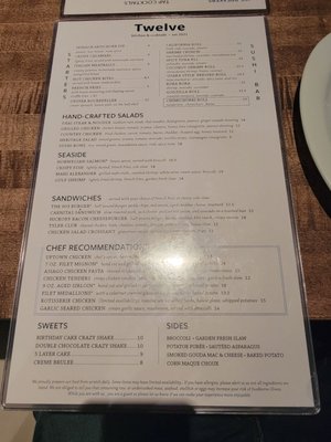Menu photo 2 Twelve Kitchen + Cocktails Tyler, TX Menu photo 2 Twelve Kitchen + Cocktails Tyler, TX