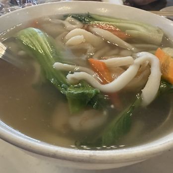 Yummy House - Udon Noodle Seafood Soup with seafood broth (my daughter LOVED this soup) - Chinese Near Me - Sarasota, Florida Yummy House - Udon Noodle Seafood Soup with seafood broth (my daughter LOVED this soup) - Chinese Near Me - Sarasota, Florida