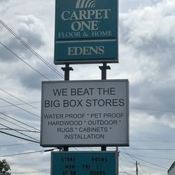 Edens Flooring Carpet One - Business Sign