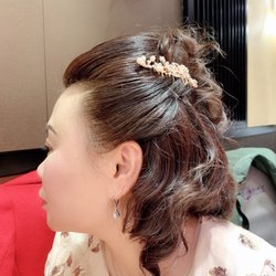 Next Station Hair Design - Wedding Party，Updos for Short Hair