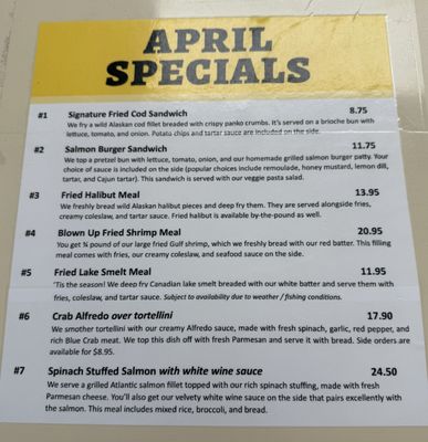 Menu photo 2 Don's Dock Seafood Des Plaines, IL