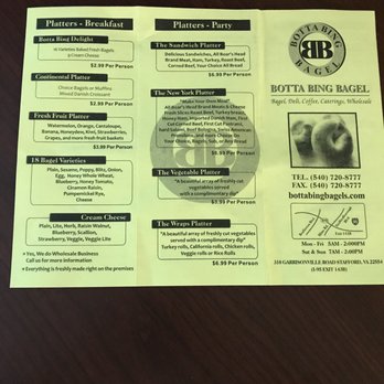 Botta Bing Bagel - Bagels Near Me - Stafford, Virginia