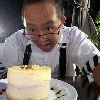 iCafe de Paris - Beautiful mango guava cheesecake - Creperies Near Me - Orlando, Florida