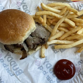 Buddy’s bar-b-q - Brisket sandwich and fries - Barbeque Near Me - Morristown, Tennessee Buddy’s bar-b-q - Brisket sandwich and fries - Barbeque Near Me - Morristown, Tennessee