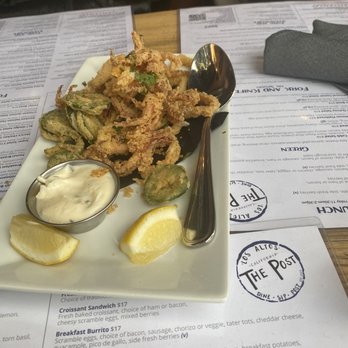 The Post - Fried calamari and jalapeños - Comfort Food Near Me - Los Altos, California The Post - Fried calamari and jalapeños - Comfort Food Near Me - Los Altos, California