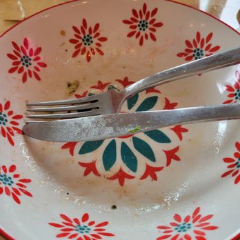 Basecamp - Sorry, I gorgon to take a pic of strawberry salad either chevre and candied walnuts, but the plate is super pretty! - American Near Me - Girdwood, Alaska