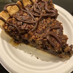 Chocolate Pecan Pie Slice