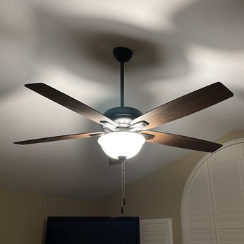 Zest Electric - Ceiling fan in master bedroom - Electricians Near Me