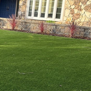 Ramos Landscaping - New turf and retaining wall - Landscaping Near Me