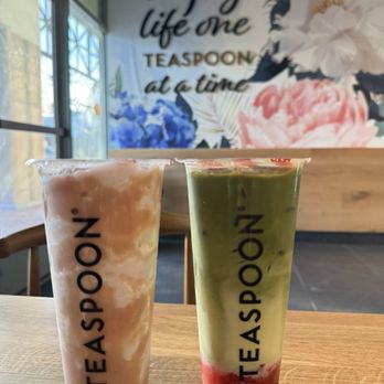 Teaspoon - Taro Lover & Matcha Royale - Strawberry - Bubble Tea Near Me - Henderson, Nevada Teaspoon - Taro Lover & Matcha Royale - Strawberry - Bubble Tea Near Me - Henderson, Nevada