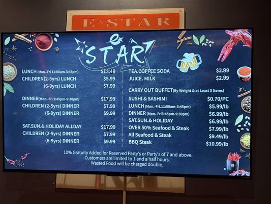 Menu photo 1 E Star Katy, TX