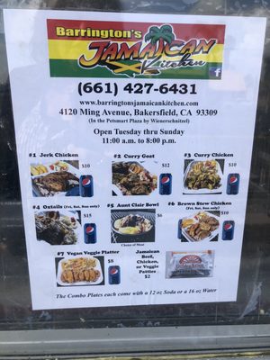 Menu photo 4 Barrington's Jamaican Kitchen Bakersfield, CA Menu photo 4 Barrington's Jamaican Kitchen Bakersfield, CA