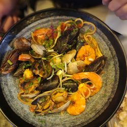 The Lazy Cow - Seafood pasta
