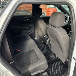Rear interior