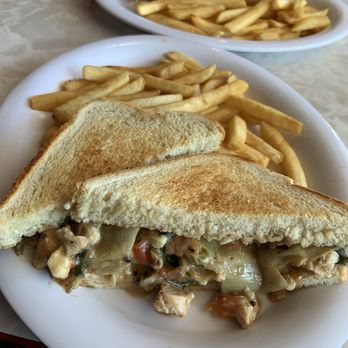 Rutherford's 66 Diner - Greek sandwich with fries ($10.99) - Diners Near Me - Kingman, Arizona Rutherford's 66 Diner - Greek sandwich with fries ($10.99) - Diners Near Me - Kingman, Arizona