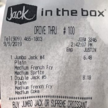 Jack in the Box - Fast Food Near Me - Chino Hills, California