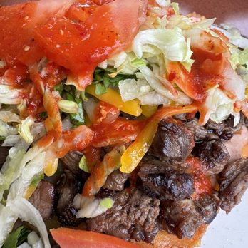 Choice Burgers - Tostada of Asada - Burgers Near Me - Brea, California