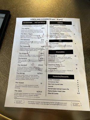 Menu photo 1 Beow's Coffee & Café Raleigh, NC Menu photo 1 Beow's Coffee & Café Raleigh, NC