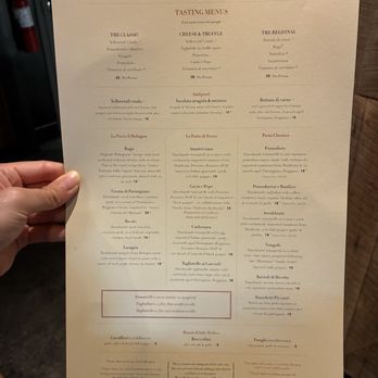 UOVO | Pasadena - Pasta Menu as of 11/2025 - Italian Near Me - Pasadena, California