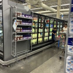 Walmart - Refrigerator section