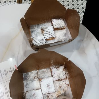 Beignets & Brew - Extra powdered sugar we asked for - Coffee & Tea Near Me - Virginia Beach, Virginia