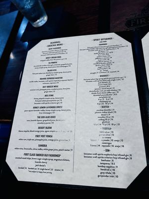 Menu photo 1 The First Post York, PA Menu photo 1 The First Post York, PA